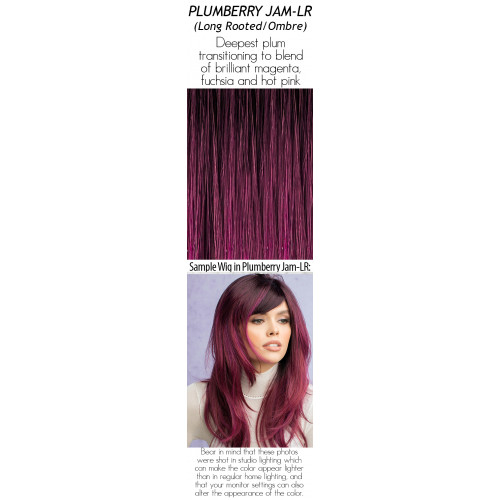  
Shades: Plumberry Jam-LR (Long Rooted/Ombre)